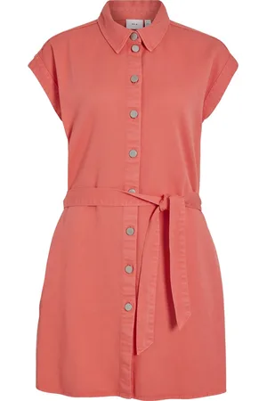 VILA VITILO S/L SHIRT DRESS - Dames - Mini jurken