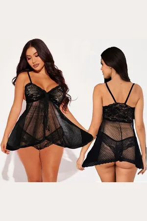 Merkloos Lingerie soft chiffon set