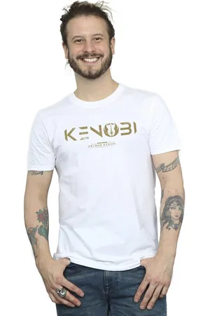 STAR WARS Heren Obi-Wan Kenobi Logo T-Shirt