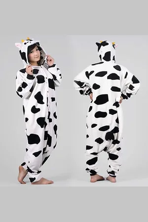 Merkloos Onesie maat L - Dieren – Verkleedkleren - kinderen - jongens - meisjes - Huispak - Carnaval