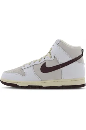 Nike Dunk High Light Orewood Brown Burgundy Crush