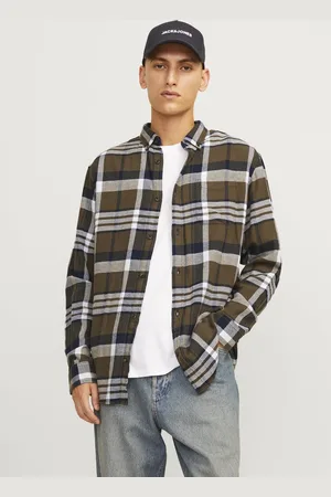 JACK & JONES JACK&JONES - JJECLASSIC AUTUMN CHECK SHIRT LS SN - Heren - Overhemden