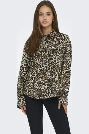 JDY Jacqueline de Yong Jas ray L/s Shacket Pnt 15343450 Pumice Stone Dames Maat - S