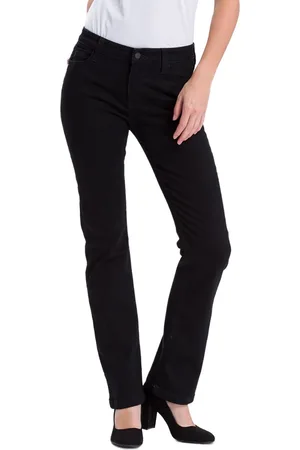 Cross Jeans Dames Jeans Broeken Lauren bootcut Fit Zwart 26W / 32L Volwassenen