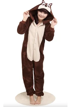 Merkloos Onesie maat XL - Dieren – Verkleedkleren - kinderen - jongens - meisjes - Huispak - Carnaval