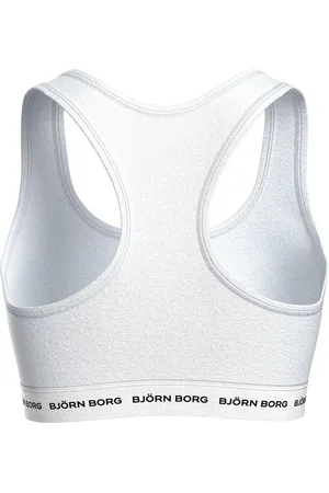 Björn Borg Bjorn Borg Bralette dames - Soft Top - Core Logo - Katoenen Bh top - Elastische band - brede bandjes - M