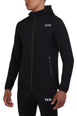TCA Mannen AirLite 2.0 Waterdichte Hardloop Regenjas met Ritszakken - , XXL