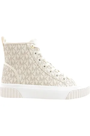 Michael Kors Gertie - maat 37 - High Top Dames Sneakers - Beige