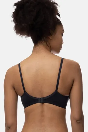 Dorina Niet voorgevormde Bh zonder beugel - Tiffany - Bralette met sluiting - Katoen - 80B