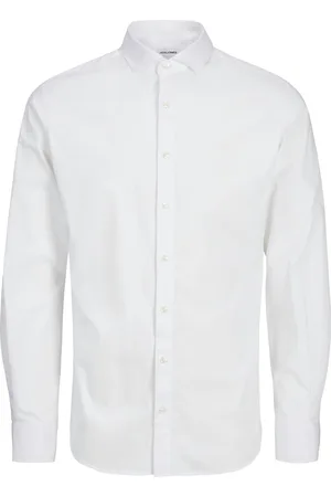 JACK & JONES JUNIOR JJEAXEL STRETCH SHIRT LS NOOS MNI Jongens Overhemd - Maat 110
