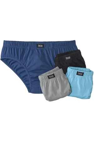 Atlas For Men Set van 4 effen onderbroeken - Heren - Verkrijgbaar in grote maten - 4XL