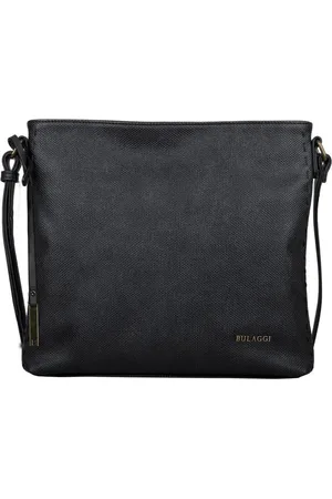 Bulaggi Crossover tas Gerbera voor Dames / Crossbody - - vegan leather / Zwarte handtas met verstelbare schouderriem