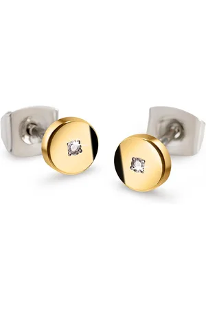 Boccia Titanium 05064-04 Dames Oorbellen - Oorknopjes - Sieraad - 0,02 crt - - Diamant - 5 mm breed - 5 mm lang