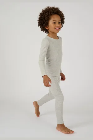 Damart Lang ondergoed Thermolactyl, fleece ribboorden - Kinderen - - 10 JAAR