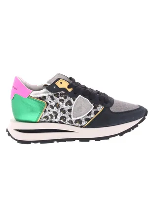 Philippe model Dames Sneakers Tropez Haute Low Glitter - Maat 39