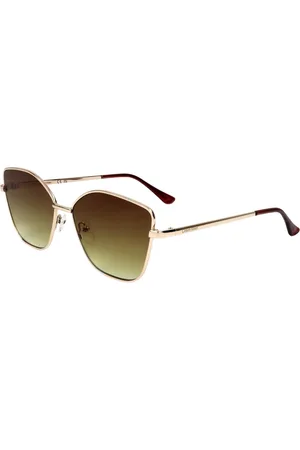 Calvin Klein CK22120S 714 Zonnebril - Dames - Goudkleurig