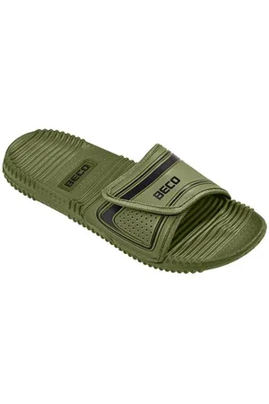 Beco Badslippers - unisex - klittenband - /zwart - maat 44