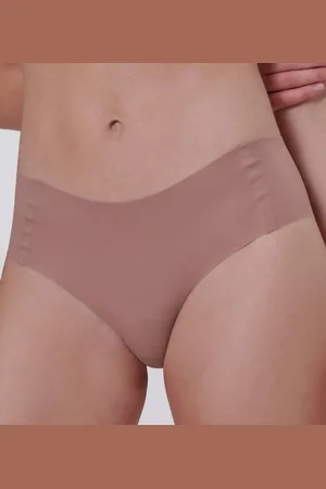Sloggi Zero Feel hipster 2.0 - Invisible - Naadloze dames short - Dames Onderbroek die niet doorschijnt - Zwart - Beige - DS10217844