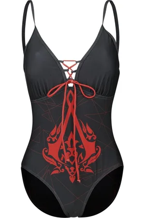 Assassin´s Creed Crest Zwempak zwart-rood XXL Polyester