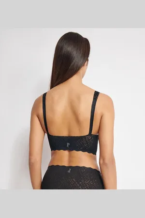 Sloggi Zero Feel Kanten Bralette gevuld - Bliss - Bh Top met smalle bandjes - Uitneembare vulling - XXL