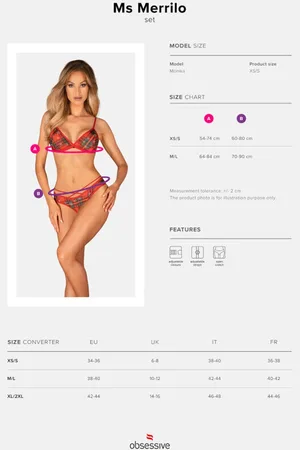 Obsessive Ms Merrilo Lingerie set - XS/S