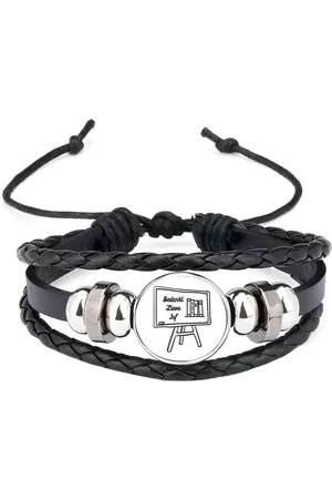 Akyol Bedankt lieve juf armband zwart - Juf - juf - leraar