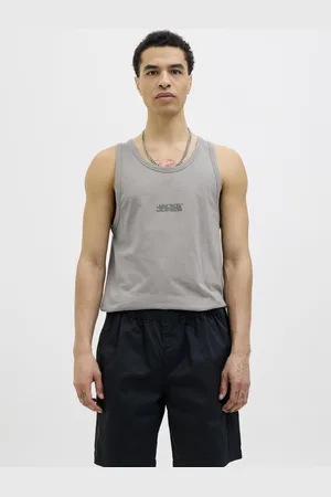 JACK & JONES JACK&JONES JCOSAGO SMALL LOGO SLUB TANK TOP Heren Tanktop - Maat M