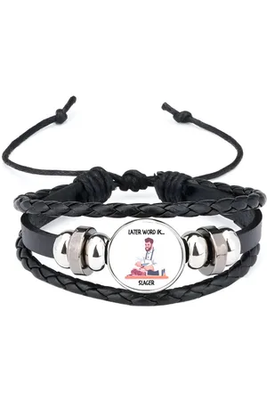 Akyol Later word ik slager armband zwart - Slager - baby