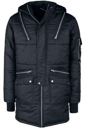 Chemical Black Morte Parka Parka XXL Polyester Heren - Rock wear