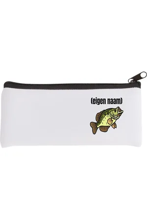 Akyol Vis met eigen naam Etui - Vis - vissen liefhebbers - iemand die houdt van vissen - verjaardag - cadeau - kado - 20 bij 9 cm