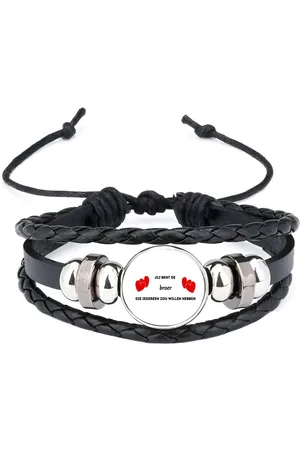Akyol Jij bent de broer die iedereen zou willen hebben armband zwart - Broer - geweldige broer - liefste broer - verjaardag - cadeau - kado - bedankje - geschenk
