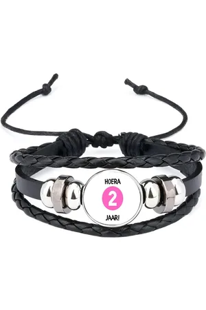 Akyol Hoera 2 jaar armband zwart - Verjaardag - jarigen - verjaardagscadeau - peuter - happy birthday