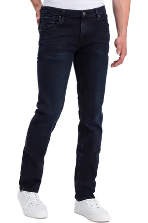 Cross Jeans Heren Jeans Broeken Damien slim Fit Blauw 38W / 34L Volwassenen