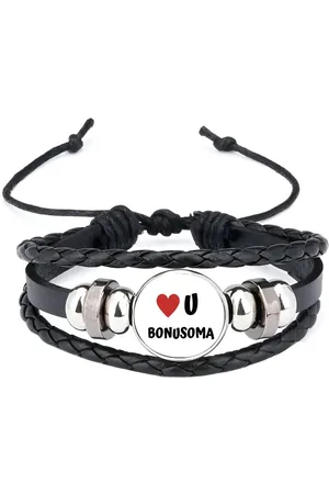 Akyol Love u bonusoma armband zwart - Oma - de liefste oma - verjaardag - cadeautje voor oma - oma artikelen - kado - geschenk