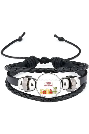 Akyol Kerstmerry christmas armband zwart - Kerstmis - kerst beker - winter - kerst - christmas - kerst cadeau