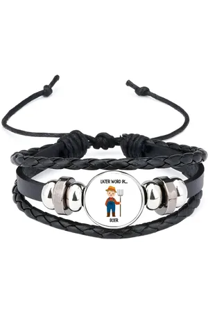 Akyol Later word ik boer armband zwart - Boer - baby