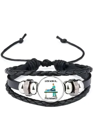 Akyol Later word ik fysiotherapeut armband zwart - Werk - fysiotherapeuten - fysiotherapeut - fysio - therapie - arts - masseur - fysiotherapie - sportblessures - specialist - fysioloog - gezondheidsspecialist