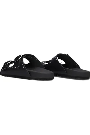 Lina Locchi 2 Gesp Slipper Met Studs Slippers - Dames - - Maat 38