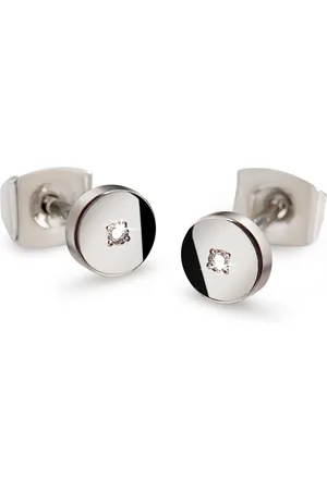 Boccia Titanium 05064-03 Dames Oorbellen - Oorknopjes - Sieraad - 0,02 crt - - Diamant - 5 mm breed - 5 mm lang