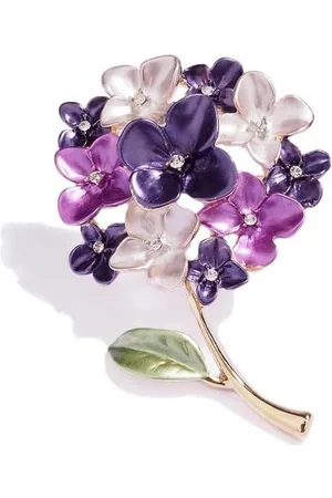 Merkloos Bloem Boeket Revers Broche Pin voor Vrouwen Meisjes Kristal Strass Bloemen Pins Clip Kraag Trui Pak Jurk Badges Jassen Broches Pins Delicate Sieraden Geschenken Bruiloft.