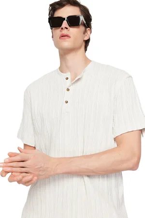 Trendyol Oversize Fit Overhemd Met Linnengehalte Van Tmnss23Go00139