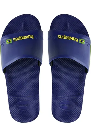 Havaianas Slide Brasil Unisex Slippers - Blue - Maat 45/46
