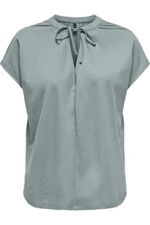 ONLY T-shirt Onljany S/s String Top Jrs 15351682 Abyss Dames Maat - XL