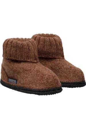 Bergstein Cozy Sloffen Unisex Junior - Brown - Maat 32