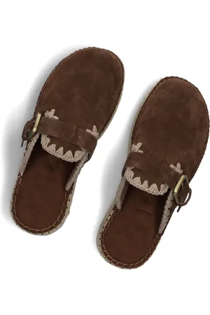 Mou Jute Clog Plain Sue Instappers - Dames - - Maat 39