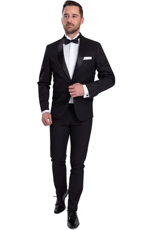 Suitable Smoking Harlem Stretch - Kostuum - Tuxedo Kostuum Heren voor chique Gala - Stretch - Maat 54