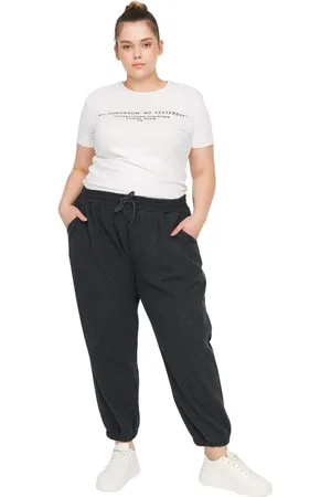 Trendyol Antraciet Dunne Jogger Gebreide Joggingbroek Tbbaw23Aj00000
