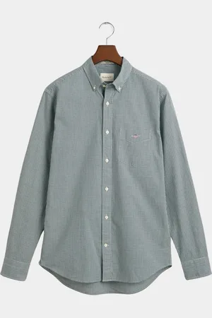 GANT Casual hemd lange mouw Poplin Micro Gingham Shirt 3240163/373