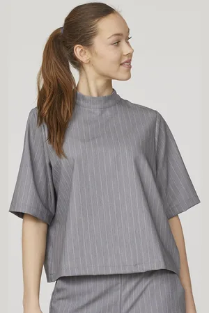 SisterS point Verina-ss Dames Blouse - Pinstripe - Maat XL