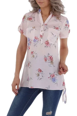 Merkloos Tuniek shirt bloemen S